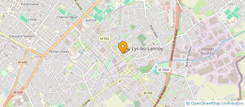 localisation de l'entreprise SING UP  LYS-LEZ-LANNOY