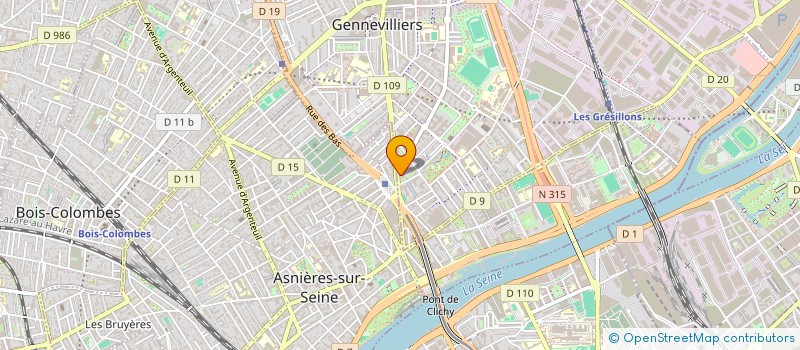 localisation de l'entreprise SINGEO  GENNEVILLIERS