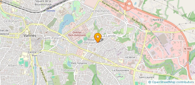 localisation de l'entreprise SINGER ACT à VANNES
