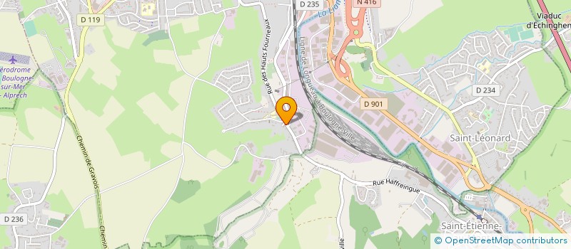 localisation de l'entreprise SINGER ET CIE à OUTREAU