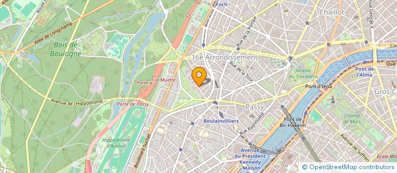 localisation de l'entreprise SINGER PARTICIPATIONS  PARIS