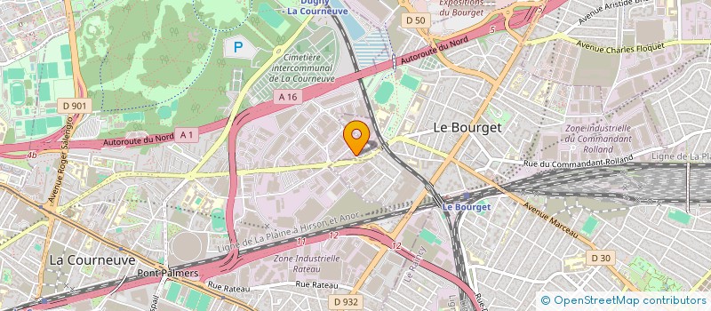 localisation de l'entreprise SINGH  LA COURNEUVE