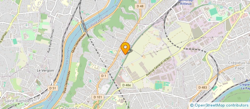 localisation de l'entreprise SINGH PEAUD  CALUIRE-ET-CUIRE