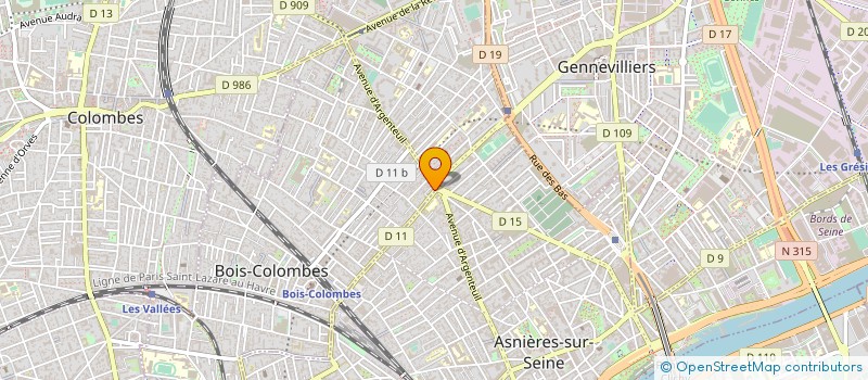 localisation de l'entreprise SINGH ROSA RENOVATION à BOIS-COLOMBES