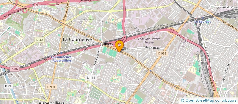 localisation de l'entreprise SINGH SABHA SPORTS CLUB FRANCE (S.S.S.C.F) à LA COURNEUVE