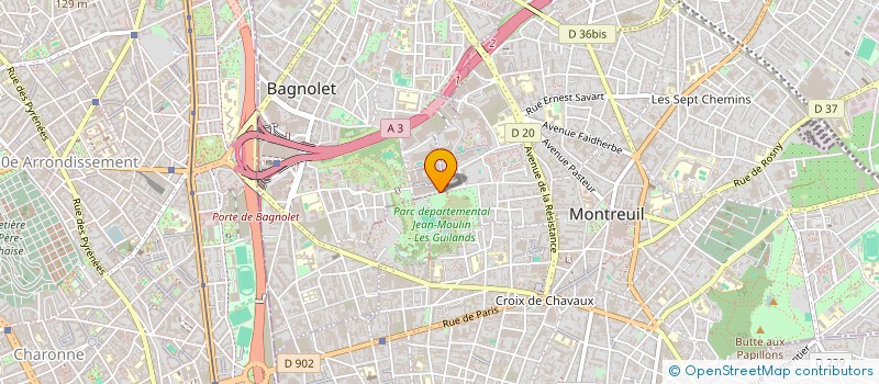 localisation de l'entreprise SINGHARAJAH à BAGNOLET