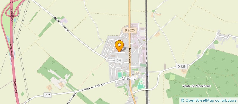localisation de l'entreprise SINGLE à CHEVILLY