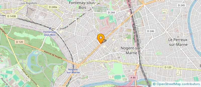 localisation de l'entreprise SINGLEBIKES 94  NOGENT-SUR-MARNE