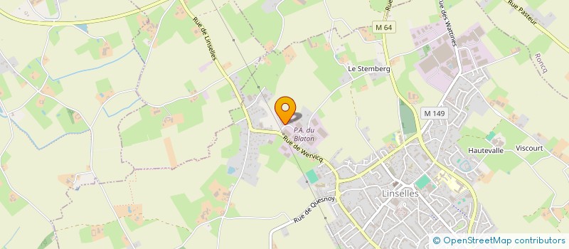 localisation de l'entreprise SINGMA à LINSELLES