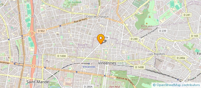 localisation de l'entreprise SINGULAR PARTNER à VINCENNES