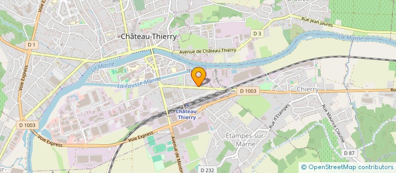 localisation de l'entreprise SINGULARITE ARCHITECTES à CHATEAU-THIERRY