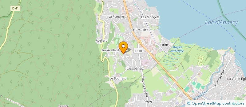 localisation de l'entreprise SINGULIER  SEVRIER