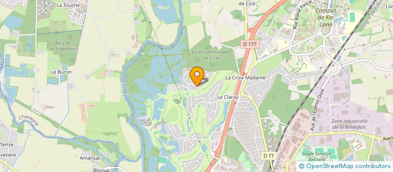 localisation de l'entreprise SINGULIERE ARCHITECTE  GUICHEN