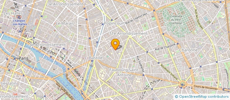 localisation de l'entreprise SINGULIERE & PLURIELLE  PARIS