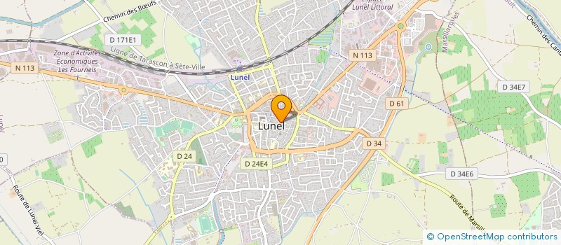 localisation de l'entreprise SINGULIEREMENT PLURIELLES à LUNEL