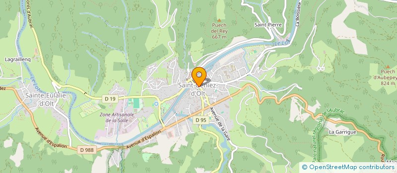 localisation de l'entreprise SINIA  SAINT GENIEZ D'OLT ET D'AUBRAC