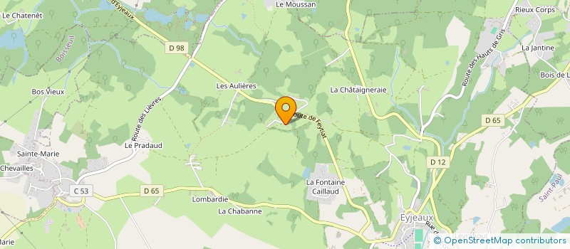 localisation de l'entreprise SINIATA à EYJEAUX
