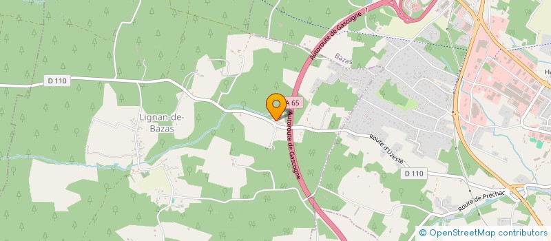 localisation de l'entreprise SINICO  LIGNAN-DE-BAZAS