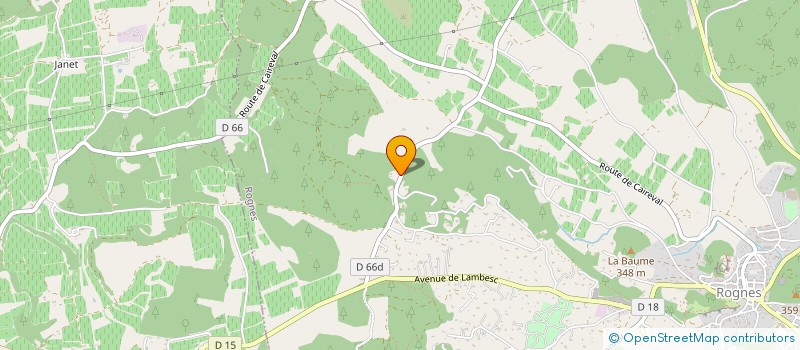 localisation de l'entreprise SINIEL IMMOBILIER  ROGNES