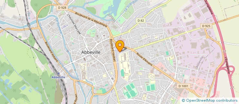 localisation de l'entreprise SINIFIKA à ABBEVILLE
