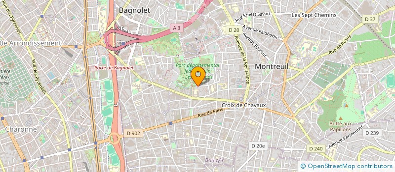 localisation de l'entreprise SINIGNESSIKI à MONTREUIL