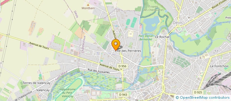 localisation de l'entreprise SINKAS à CHATEAUROUX