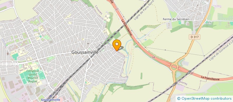 localisation de l'entreprise SINKESYS à GOUSSAINVILLE