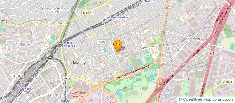localisation de l'entreprise SINKIDIS à MASSY