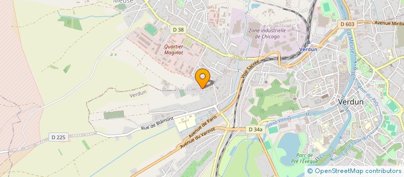 localisation de l'entreprise SINN à VERDUN
