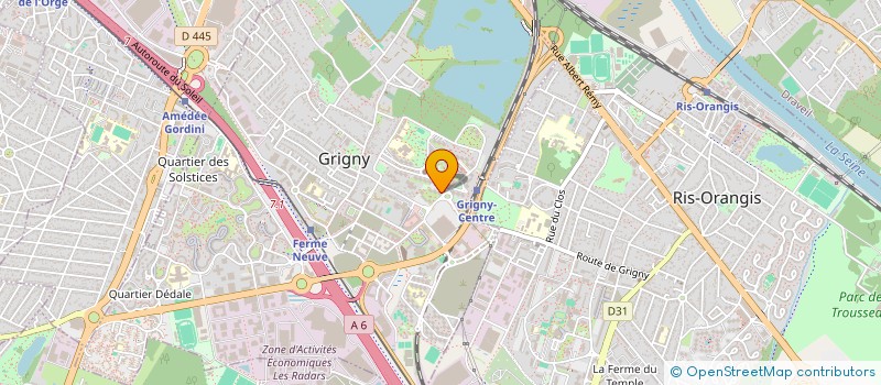 localisation de l'entreprise SINNATHURAI HOLDING  GRIGNY