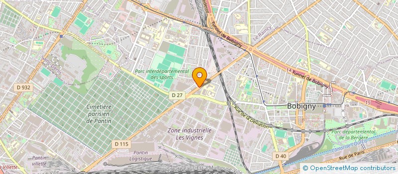 localisation de l'entreprise SINNAVAN ALIMENTATION à BOBIGNY