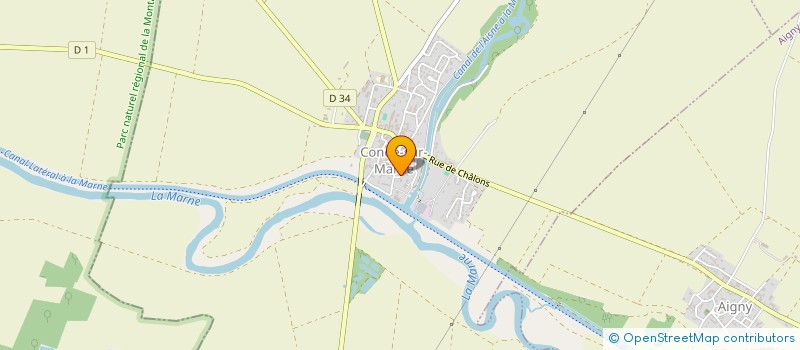 localisation de l'entreprise SINNERGIE  CONDE-SUR-MARNE