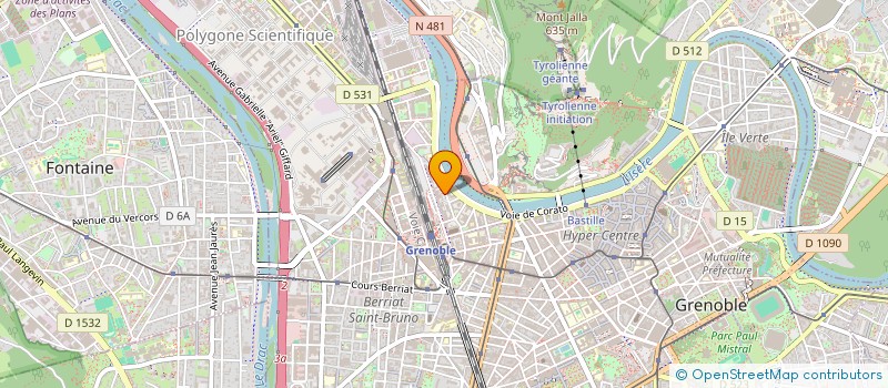 localisation de l'entreprise SINNOVIAL  GRENOBLE