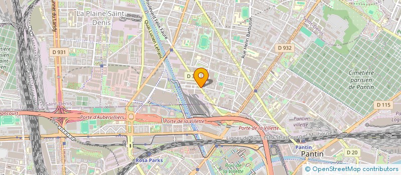 localisation de l'entreprise SINO à AUBERVILLIERS