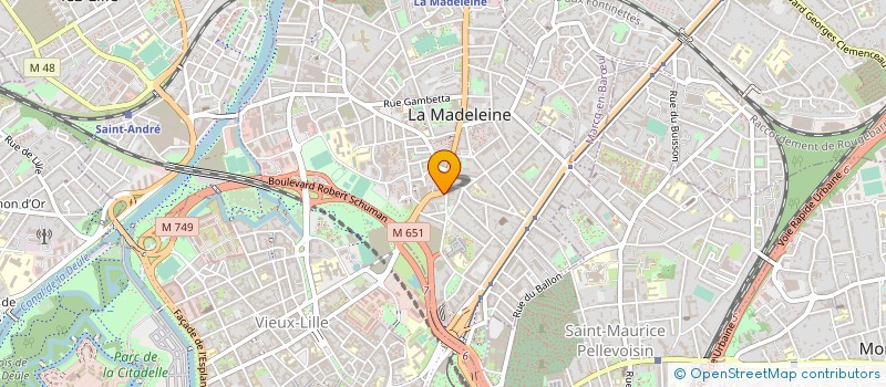 localisation de l'entreprise SINO à LA MADELEINE