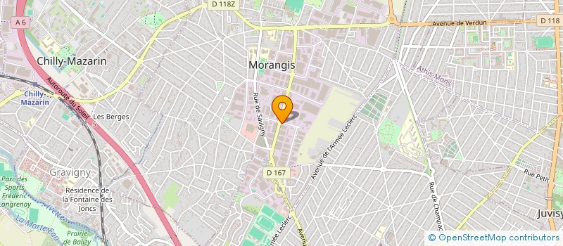 localisation de l'entreprise SINO AUTO à MORANGIS