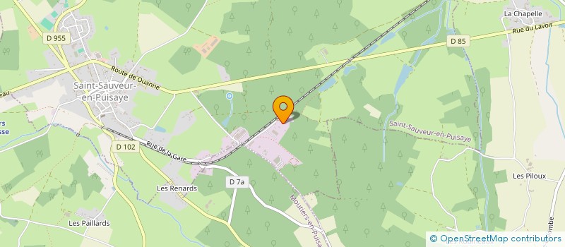 localisation de l'entreprise SINO RECYCLING SECONDHAND SBR à SAINT-SAUVEUR-EN-PUISAYE