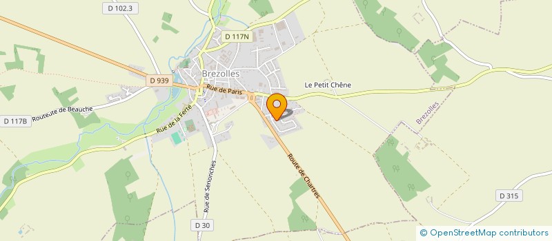 localisation de l'entreprise SINOBOL à BREZOLLES