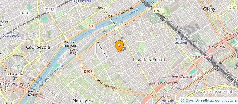localisation de l'entreprise SINOLIA à LEVALLOIS-PERRET