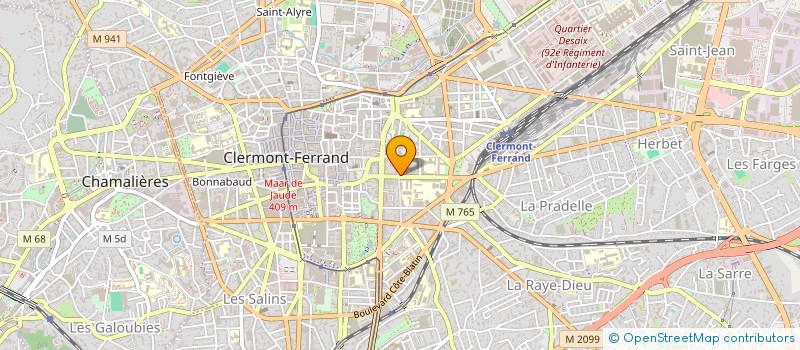 localisation de l'entreprise SINOP  CLERMONT-FERRAND