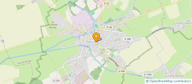 localisation de l'entreprise SINOP FERMETURES à DIEUZE