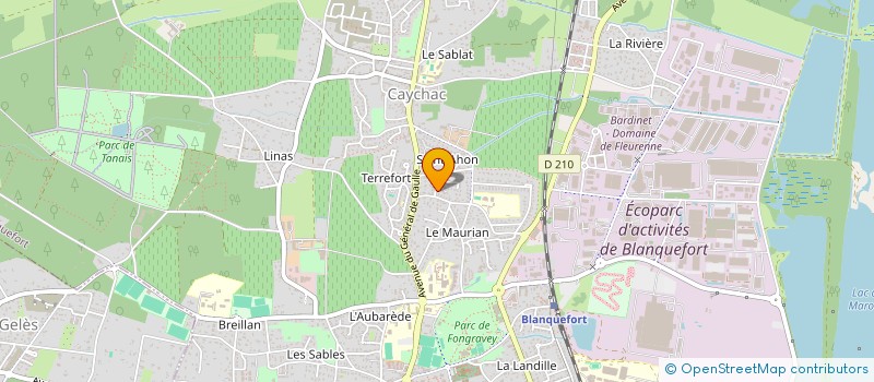localisation de l'entreprise SINOPE à BLANQUEFORT