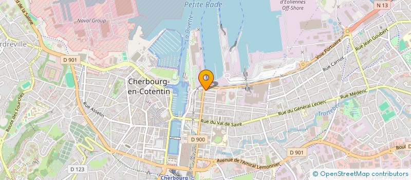 localisation de l'entreprise SINOPEA à CHERBOURG-EN-COTENTIN