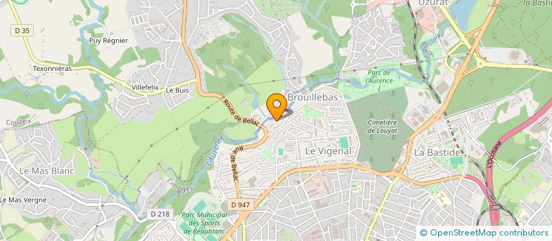 localisation de l'entreprise SINOXH à LIMOGES