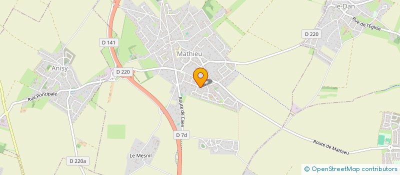 localisation de l'entreprise SINPA  MATHIEU