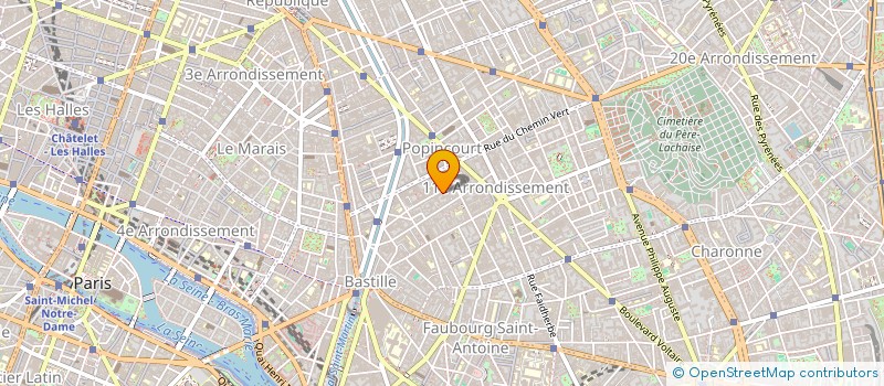 localisation de l'entreprise SINPAC SARL à PARIS