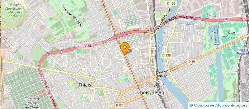 localisation de l'entreprise SINPRASITH TAXI à CHOISY-LE-ROI