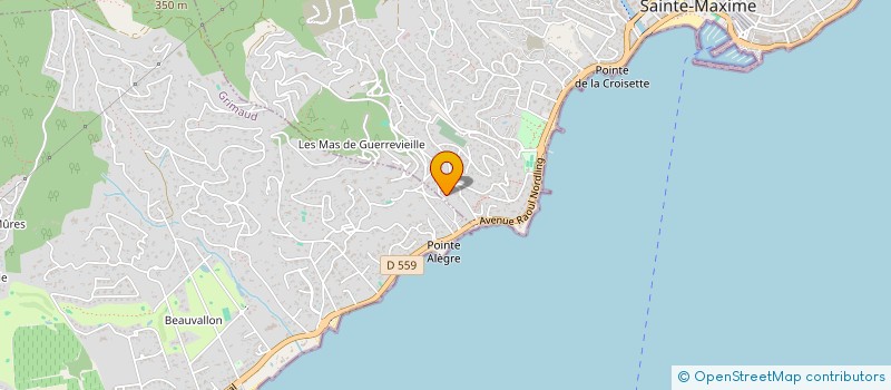 localisation de l'entreprise SINQUIN DEWOLF à SAINTE MAXIME