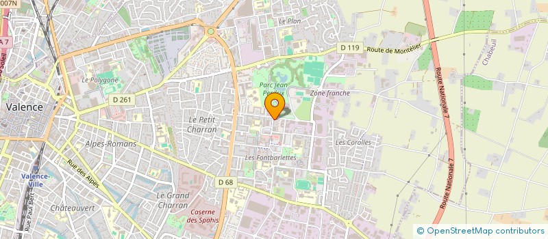 localisation de l'entreprise SINS à VALENCE