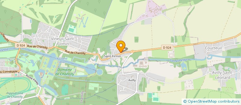 localisation de l'entreprise SINS TSM  CHANTILLY